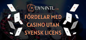Casinon med 10 euro insättning utan licens